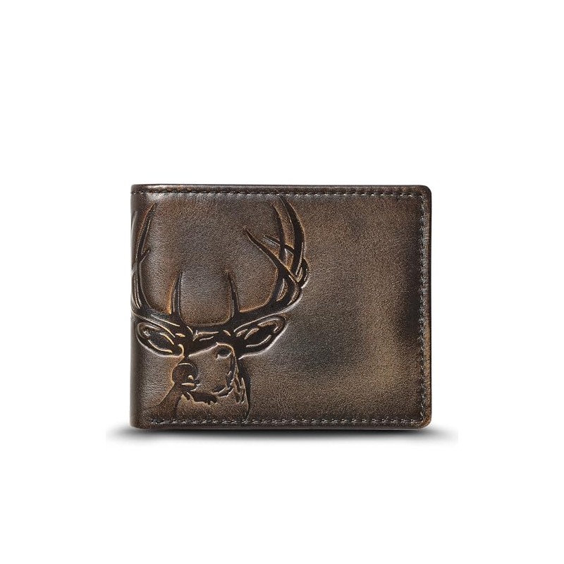 House of Jack Co. Deer Slim Bifold Wallet for Men