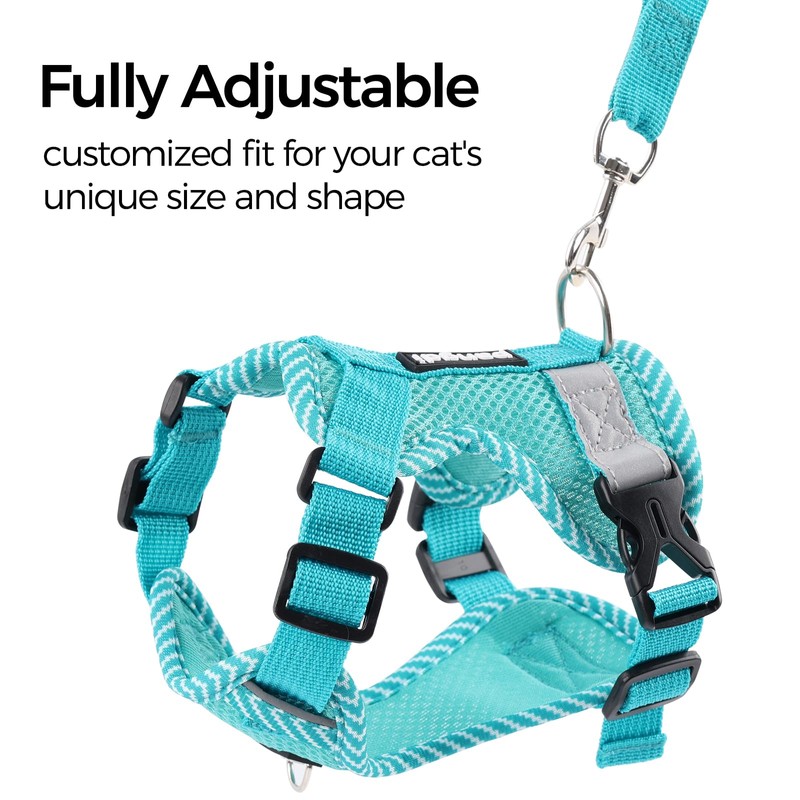 pangdi Cat Harness and Leash Escape Proof Extra Large Kitten