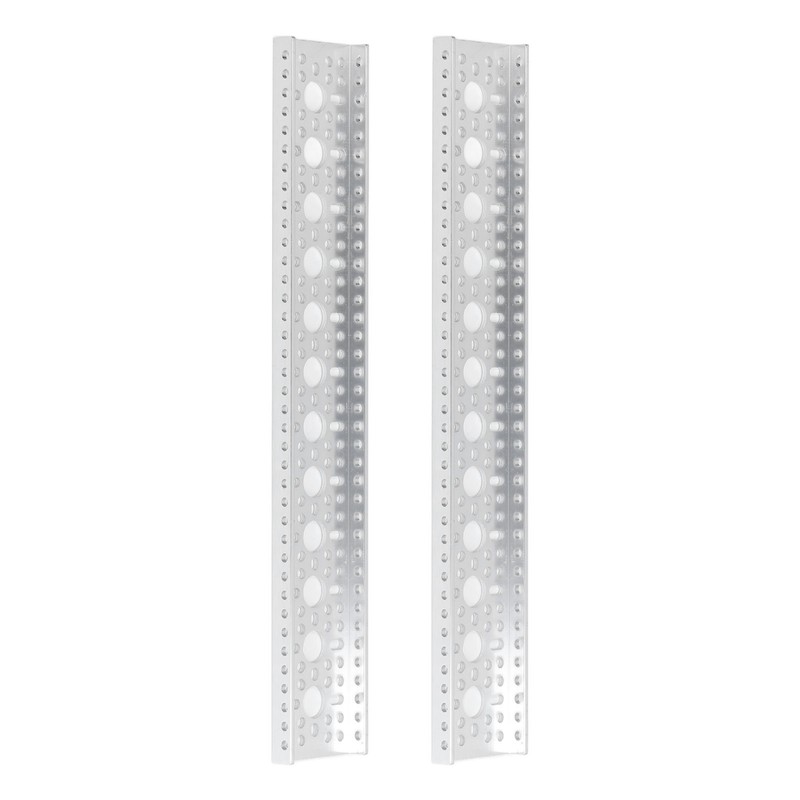 2Pcs U Channel Aluminium 48x12mm Heavy Duty 3 Side Beam