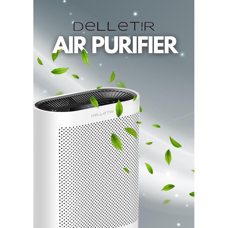 Delletir True HEPA Air Purifier GL-FS32 | 4-Stage Filtration System,