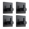 VIS'V Adhesive Towel Hooks, Waterproof Shower Wall Stick on Hooks,
