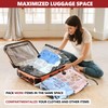 Vacuum Bags for Travel with Rechargeable Pump, 8 Large Compression