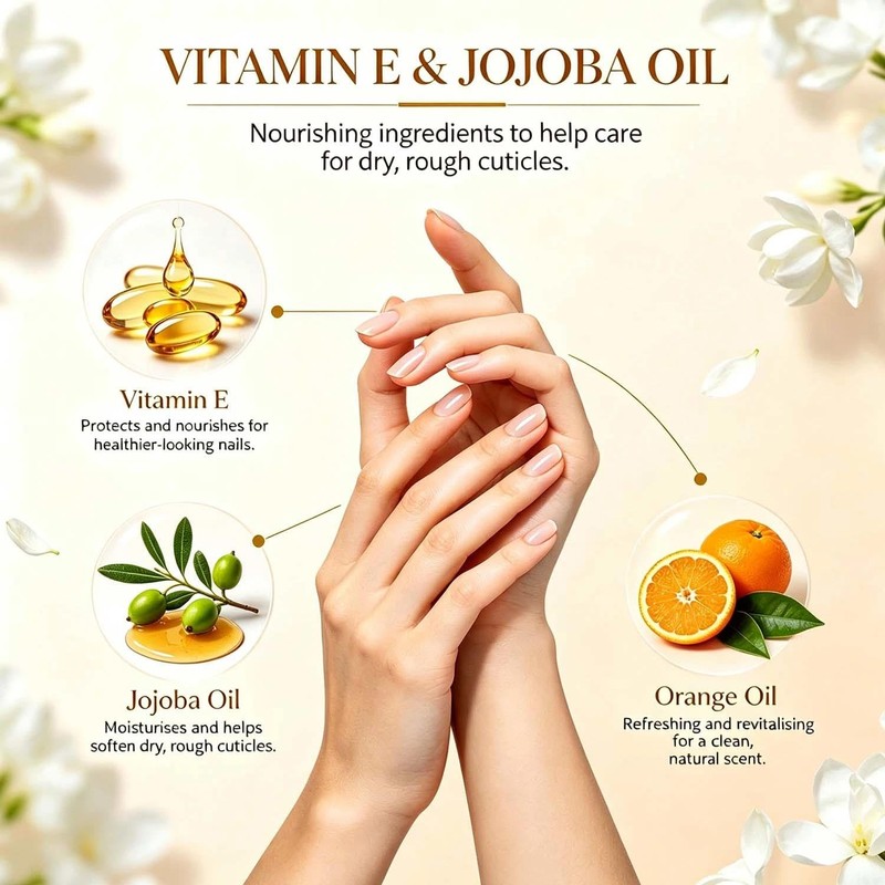 Nail Cuticle Oil & Nail Oil with Organic Vitamin E
