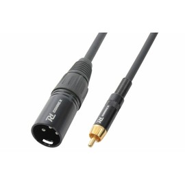 Power Dynamics PD Connex Signal Cable Audio Cable RCA (M) - XLR (M) - 3 Metres