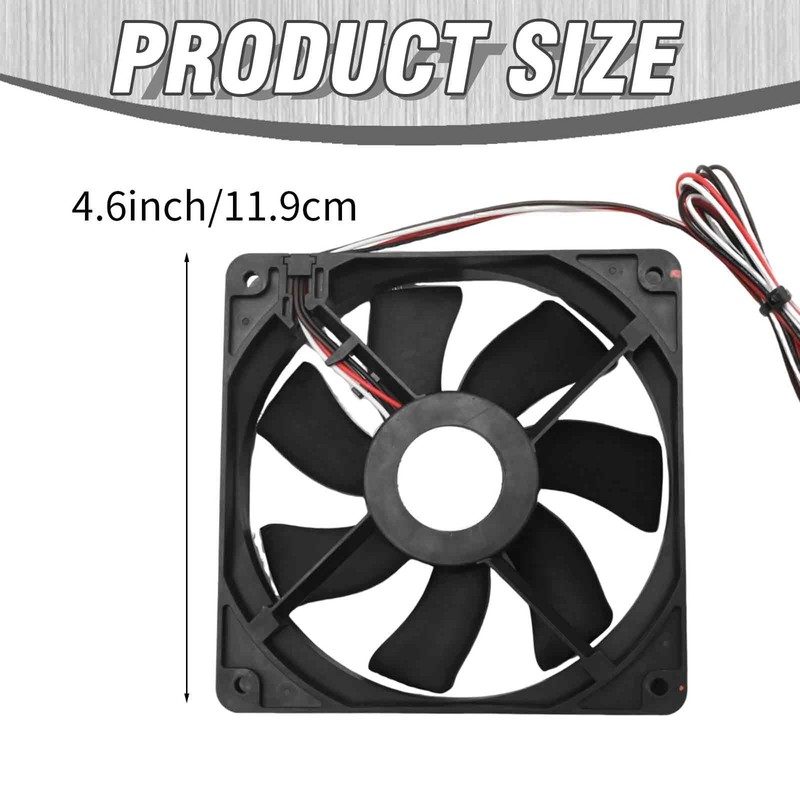 UOIENRT 11925SA-12R-BU Pellet Grill Induction Fan Motor, Replacement for Traeger
