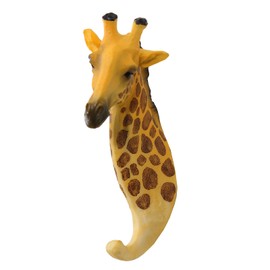 TANG SONG Resin Giraffe Art Decorations Wall Hanger Hook Wall Hook Metal Clothes Rack Coat Hanger Key Hook