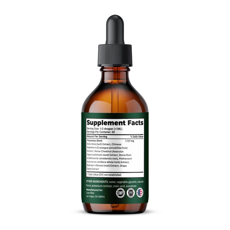 Lipo Max Liquid Supplement, All Natural Max Strength, LipoMax Drops
