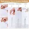 Beomeen 12Pcs 10ML Clear Glass Perfume Travel Refillable Spray Bottles,