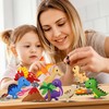 Fzyisw Dinosaur Felt Sewing Set Children, DIY Sewing Set Children