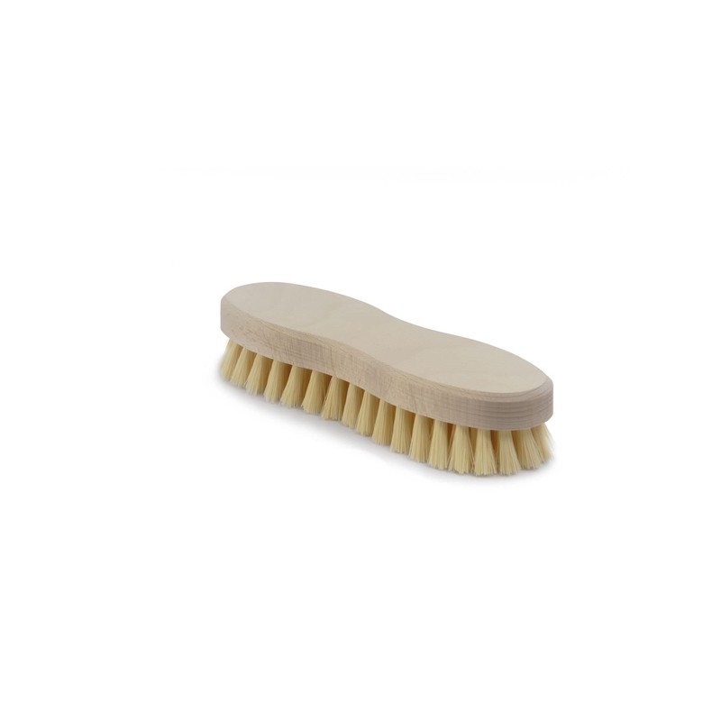 Novaliv 2 x Wooden Cleaning Brush with Plastic Bristles, Robust