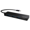 Logilink USB Hub for PC/Laptop Aluminium Housing black Black 3+1