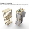 UNZERO Art Storage Rack, Art Canvas Storage, Art Drying Rack,