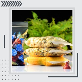 Zip Lock Bags Zip lock Plastic Freezer Food Sandwich Reusable Sealable Storage Resealable Cookie Press And Seal Kitchen Sweet Pouches Durable Poly Clear Sealed Leakproof Polythene 16.5cm X 15cm (60)