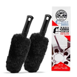 Chemical Guys Gerbil Cepillo para Ruedas y Llantas (Seguro para Tubos de Escape, neumáticos, Llantas, Compartimentos del Motor y más), Paquete de 2
