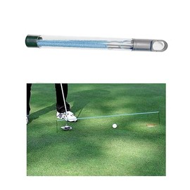 KeGOLF Golf Putting String Guide Line - 10 ft, Alignment Training Aid, Master Straight and Breaking Putts (Light Blue)