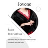 Jovono Women's Wrap Brown One Size -