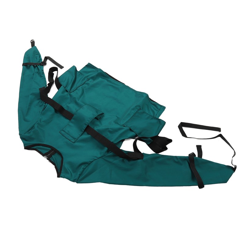 Patient Restraint Suit Prevent Tilting Front Back Secured Cotton Bed