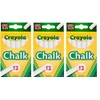 Crayola White Chalk 12 Ea (Pack Of 3)
