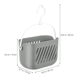 Luxshiny Hanging Basket Trash Can Bunk Bed Shelf Bathtub Holder Sink Organizer Shower Baskets for inside Shower Plastic Bathtub Shower Tote Basket Plastic Shelf Toys Pp Storage Toilet Paper