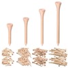 Keadic 180Pcs Wood Golf Tees Assortment Set, 1-5/8” 3-1/4" 2-3/4"