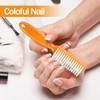Mifoci 120 Pcs Handle Grip Nail Brush for Cleaning Fingernails