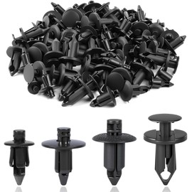 80pcs M6 M7 M8 Plastic Fender Clips Body Rivets Compatible with UTV ATV Motorcycle Sportsbike Push Pin Fairing Nylon Retainer Fastener Replace 7661855 Fits for Polaris Suzuki Honda Yamaha