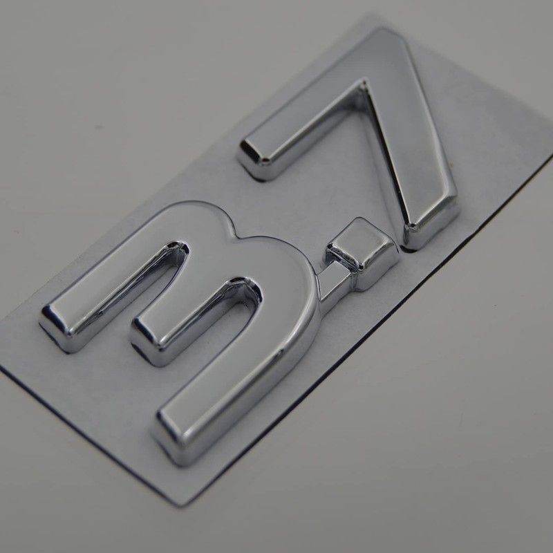Chrome 3.7 Fender Side Boot Emblem Badge Decal for infiniti