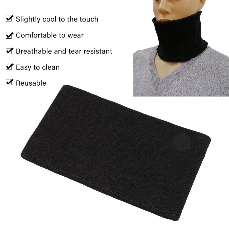 Breathable Reusable Cut Resistant Neck Guard - 5 Level Cut