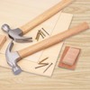 5 Packs 26 OZ Claw Hammer with Wood Handle, Perfect
