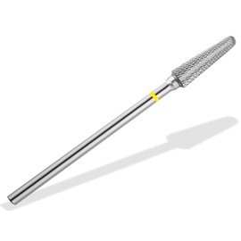 Nail Cutter Bit Carbide Grinder Cutter with Cross Toothing Cone Shape Manicure Nail Grinder Pedicure Callus Grinder for Working on Acrylic Nails Gel Nails and Calluses (Super Fine)