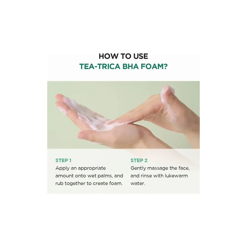Skin1004 Madagascar Centella Tea-trica Bha Espuma Limpiadora