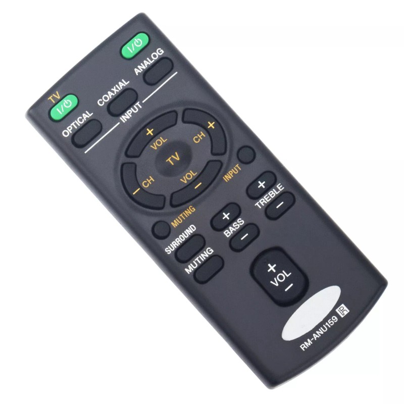 Unbranded New RM-ANU159 Remote Control for Sony 2.1ch Sound Bar