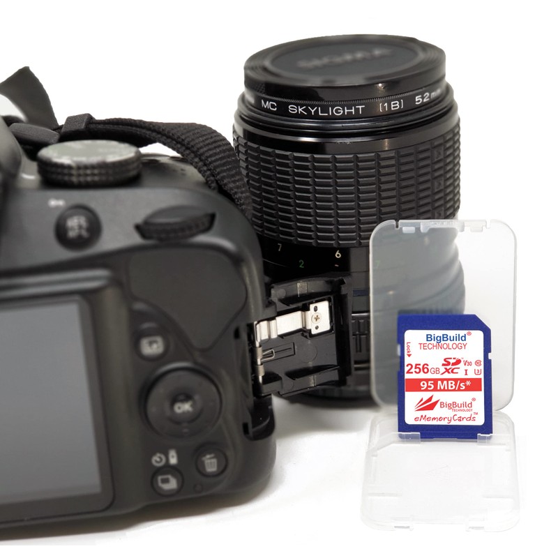 BigBuild Technology 256GB U3 SDXC Memory Card for Canon EOS