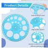 360°Circular Protractor Full Round Template Plastic Protractor Circular Drawing Tool