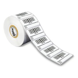 Etiqueta Térmica 2x1" (51x25 mm) Rollo 1,000 Pzs Precorte Marca Ribetec