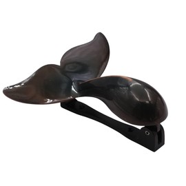 Solid Brass Humpback Whale Tail Door Knocker- Nautcial Decor (Bronze)