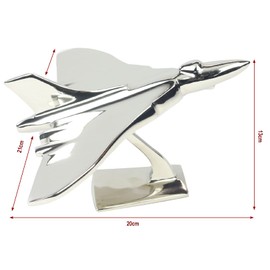 21cm Avro Vulcan Bomber Jet Plane Model Wing Span 21cm Nickel Plated Aluminium