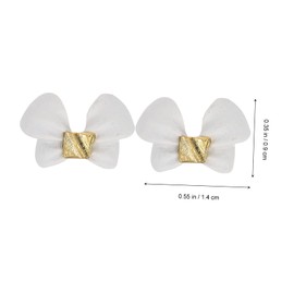 Healeved 10pcs Nail Art Charms Bow Design Manicure Decor for Nail Art Creative Designs for Parties and Special Occasions