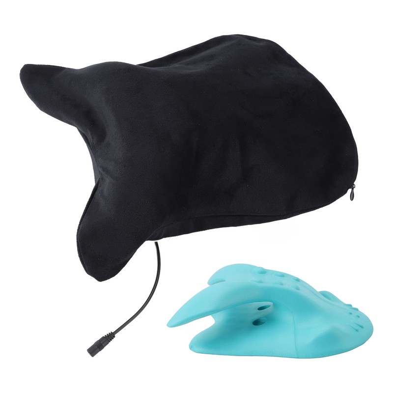 Electric Neck Stretcher Relieve Fatigue Reduce Stress Heated Cervical Neck