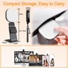 Desk Ring Light with Stand, Laptop Selfie Ring Light with