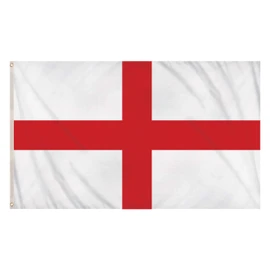 Henbrandt Large St George’s Cross Flag Red and White England Flag World Cup Decoration Double Sided English Banner UK Flags 5FT x 3FT with Eyelets Flag England