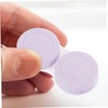 SAFIGLE 3 Sets Travel Contacts Lens Case with Shaped Holder