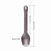 Spork, Camping Fork Camping Utensils Camping Spork Nonslip Handle Home,