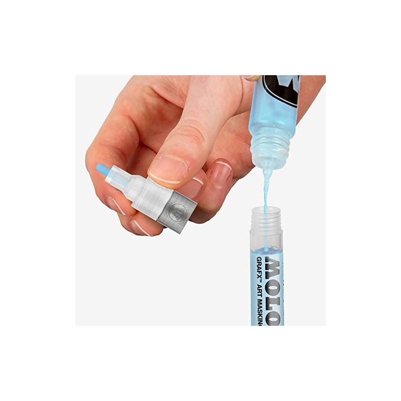 Molotow GRAFX Masking Fluid Pump Marker, 2mm, 1 Each (728.001)