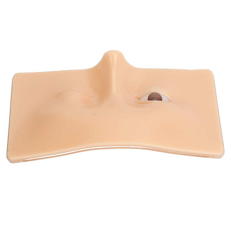 Eye Makeup Practice Board Open Close Eyes Reusable Silicone Mannequin