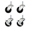 AIS CC-600 BK Caster (PP) Set of 4