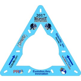 Outsville Accu-Rack Billiards PRO10 Pool Ball Rack Template for 10 Ball