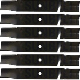 (6 Pack) Premium High Lift Replacement XHT Lawn Mower Blade Fits Laser Sales 91717 | 20.5" x 3" / 0.75" Hole