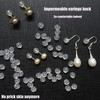 OwlkOrmy 102pcs Comfort Impenetrable Soft Safety Earring Backs TPE Medical