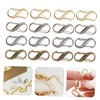 Baluue 16pcs Adjustable Metal Chain Shortener Clips DIY Bag Strap